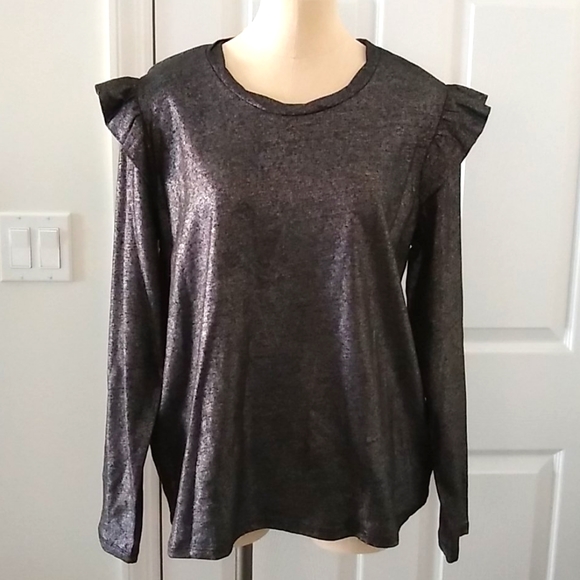 Michael Kors Ruffled Sweatshirt - Picture 1 of 8